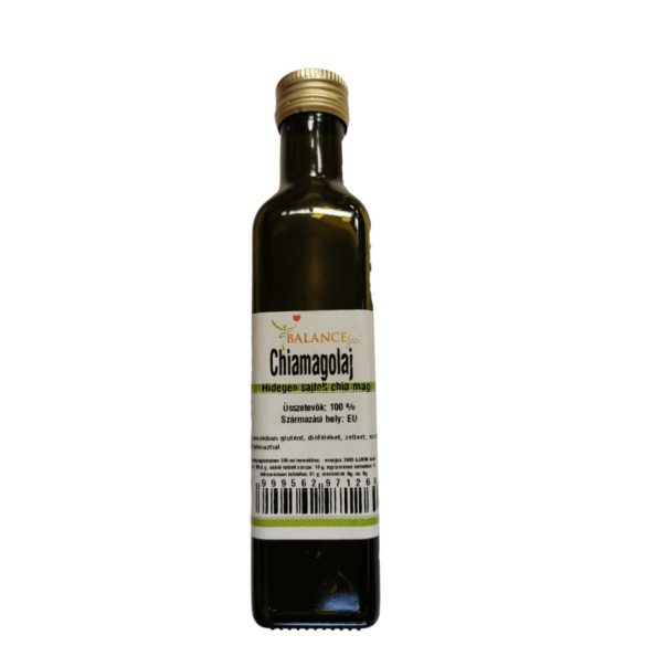 Chia Öl, kaltgepresst Chiasamen Öl 100% naturrein 250ml