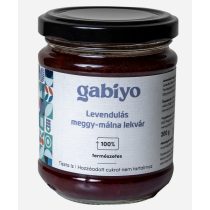  Gabiyo Sauerkirsch-Himbeer Fruchtaufstrich mit Lavendel 200g Ohne Zuckerzusatz