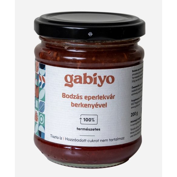 Gabiyo Holunder Erdbeeren Schwarze Apfelbeeren Fruchtaufstrich MHD:15.09.2026  200 g