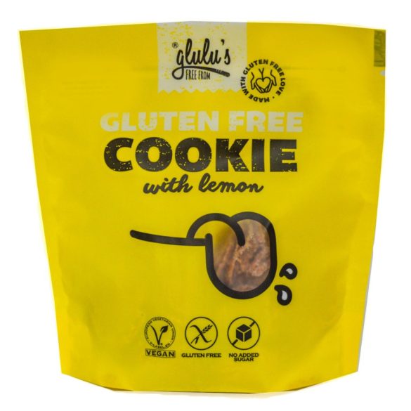 glulu's FreeFrom Zitronenkekse ohne Zuckerzusatz100g (glutenfrei, vegan, sojafrei) MHD:16.05.25