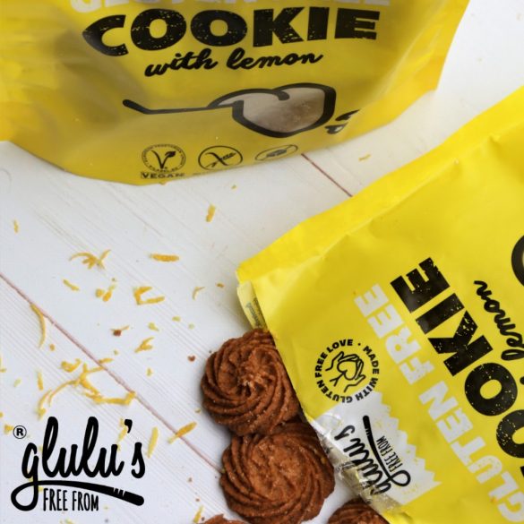 glulu's FreeFrom Zitronenkekse ohne Zuckerzusatz100g (glutenfrei, vegan, sojafrei) MHD:16.05.25