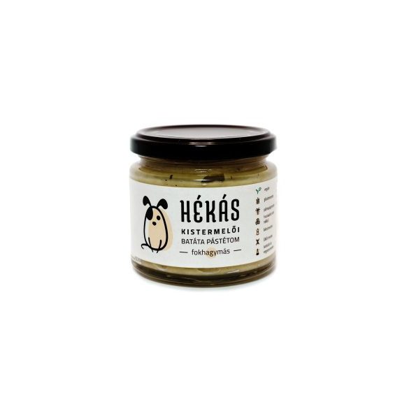 Hekas Süßkartoffel Brotaufstrich mit Knoblauch 190g (glutenfrei, vegan, ohne Zuckerzusatz)