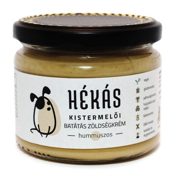 Hekas Süßkartoffel Gemüseaufstrich Hummus 300g (glutenfrei, vegan, ohne Zuckerzusatz)