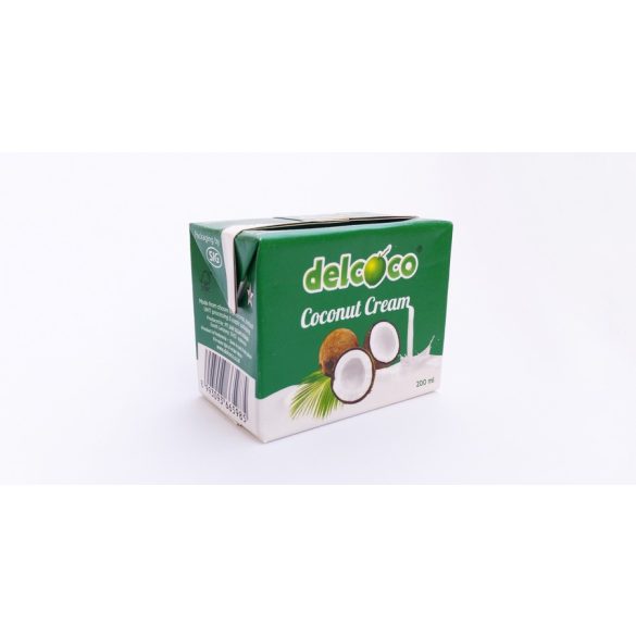 delcoco Kokossahne Kokoscreme (200ml) 