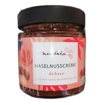   Mendula deluxe Haselnusscreme 180g (78% Haselnüsse) mit Kokosblütenzucker MHD:30.06.26