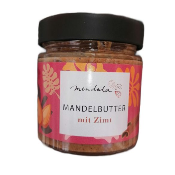 Mendula Mandelbutter (88% Mandeln) mit Kokosblütenzucker und Zimt 180 g 
