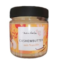 Mendula Premium Cashewmus 180g mit Vanille aus Madagaskar 