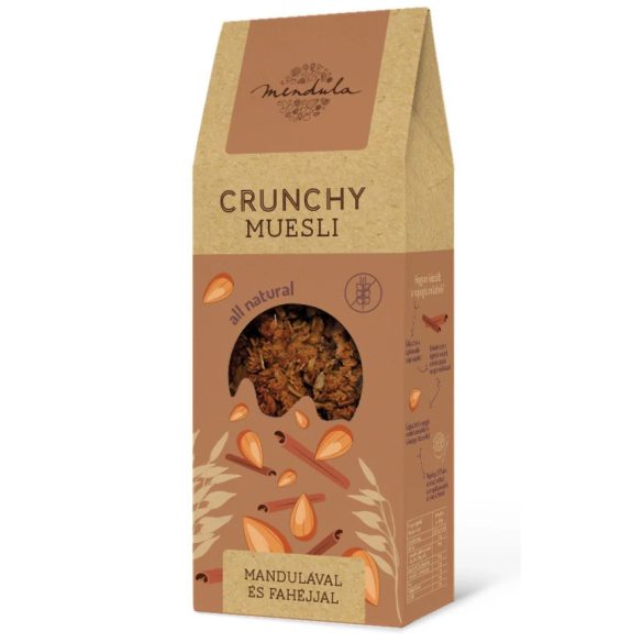 Mendula glutenfreies Knuspermüsli Mandel Zimt 300g (ohne Zuckerzusatz) 
