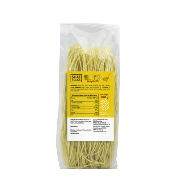 Mill & Folks Hirse Spaghetti 200g MHD: 06.07.2026