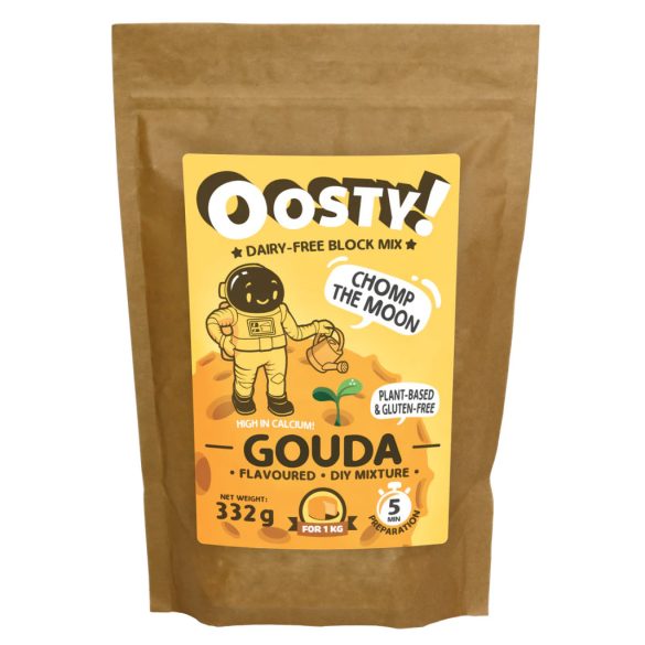 Oosty Vegane Alternative zu Käse 332g Gouda Geschmack MHD:29.01.26