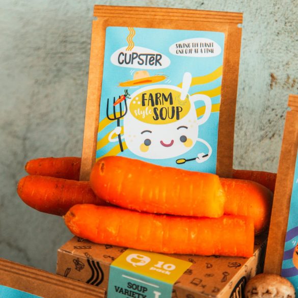Cupster vegane Instant Suppe nach Bauernart 14g glutenfreie Tassensuppe