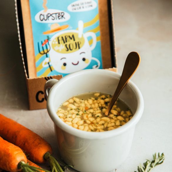 Cupster vegane Instant Suppe nach Bauernart 14g glutenfreie Tassensuppe