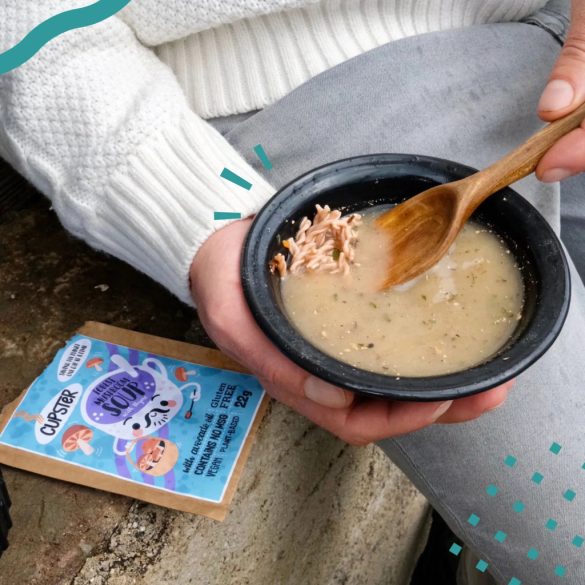 Cupster vegane Instant Waldpilzsuppe 15g glutenfreie Tassensuppe MHD:02.09.26