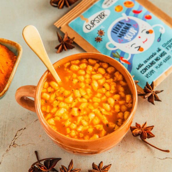 Cupster vegane Instant Tikka Masala Suppe 19g glutenfreie Tassensuppe MHD:22.05.26