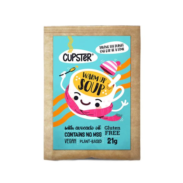 Cupster vegane Instant Aufwärmesuppe 14g (glutenfrei) Tassensuppe