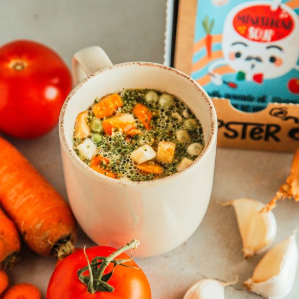 Cupster vegane Instant Minestrone Suppe 15g glutenfreie Tassensuppe MHD:28.06.26