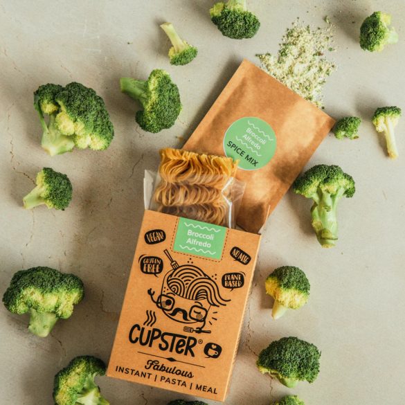 Cupster vegane Instant Nudeln not Alfredo Brokkoli 94g (glutenfrei)