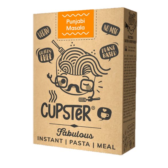 Cupster vegane Instant Nudeln Punjabi Masala 87g (glutenfrei) MHD:20.12.2025