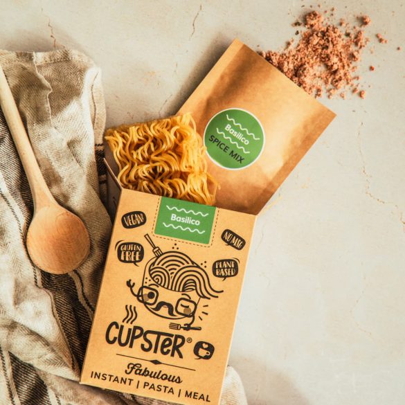 Cupster vegane Instant Nudeln Basilikum 97g (glutenfrei)