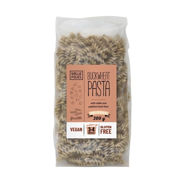 Mill & Folks Buchweizen Fusilli mit Hirsemehl 200g
