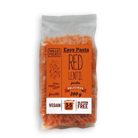 Easy Pasta Rote Linsen Fusilli 200g 