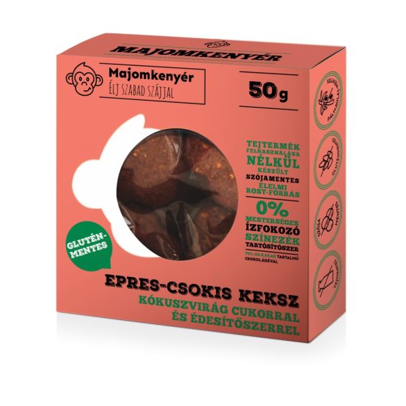Affenbrot Erdbeer-Schokokekse mit Kokosblütenzucker und Süßungsmitteln (50 g) 