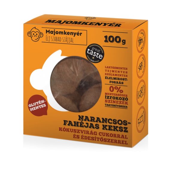 Affenbrot Zimt-Orangenkekse mit Kokosblütenzucker und Süßungsmitteln MHD:01.01.24 (50 g)
