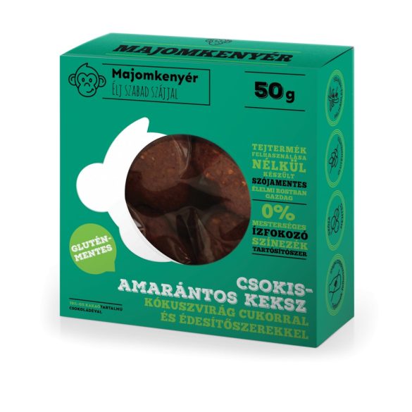 Affenbrot Amaranth-Schokokekse mit Kokosblütenzucker und Süßungsmitteln (50 g)