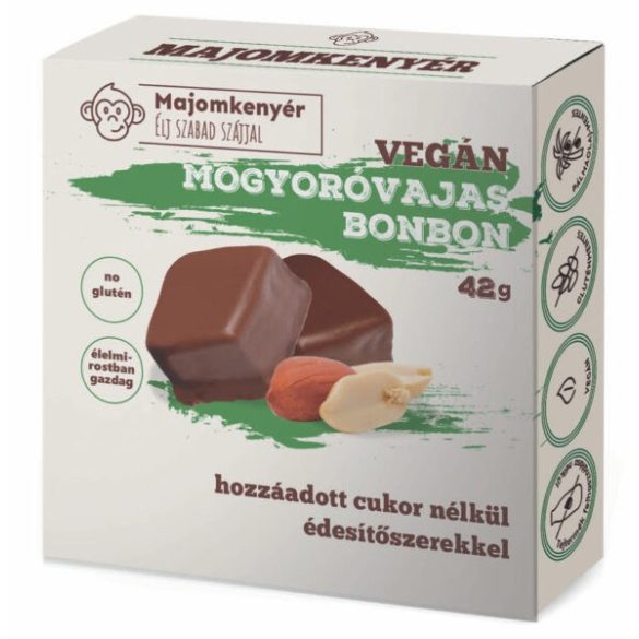 Affenbrot Erdnussbutter Pralinen (glutenfrei, vegan, ohne Zuckerzusatz) 42 g 