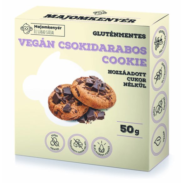 Affenbrot Vegane Schoko Cookies 50 g mit Süßungsmitteln 