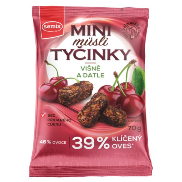 Semix Mini Müsli Snack mit gekeimten Haferflocken und Sauerkirsche 70 g