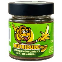 Nutridude Cremige Erdnussbutter mit gebratenen Bananen 200g