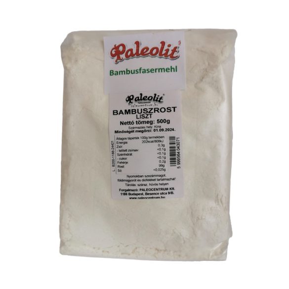 Paleolit Bambusfasermehl (Bambusmehl) 500g