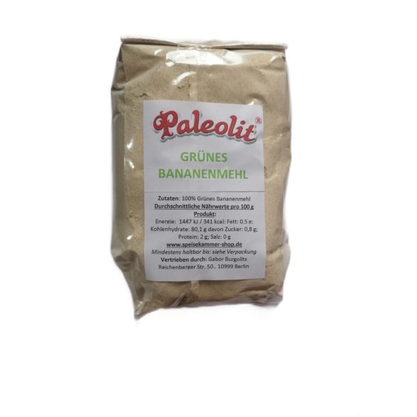 Paleolit Grünes Bananenmehl (Kochbananenmehl) 500g 