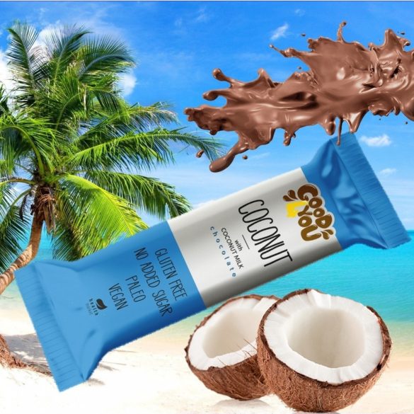 Good4You Schoko-Kokos Riegel 25 g (vegan, paleo, ohne Zuckerzusatz)