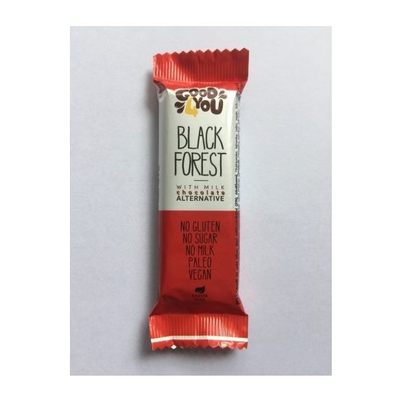 Good4You Schwarzwälder Schoko-Kirsch Riegel 25g (vegan, paleo, ohne Zuckerzusatz) 