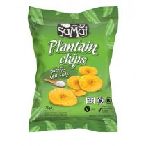   SAMAI Plantain Kochbananen Chips mit Meersalz 75g MHD: 31.03.2025