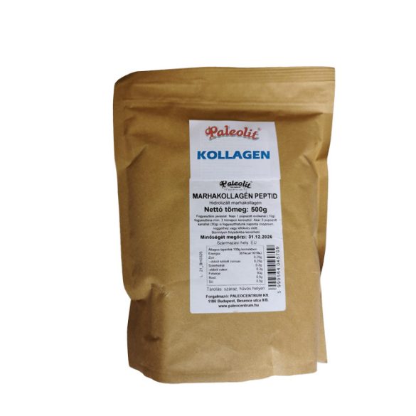 Paleolit Collagen Hydrolysat Pulver 500 g 100% reines RINDER KOLLAGEN Typ I II III 