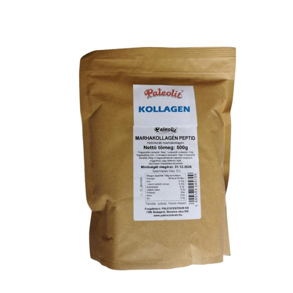 Paleolit Collagen Hydrolysat Pulver 500g 100% reines RINDER KOLLAGEN Typ I II III 