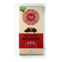   Dark Delight Zartbitterschokolade 80g ohne Zuckerzusatz 85% Kakao (vegan, paleo, glutenfrei)