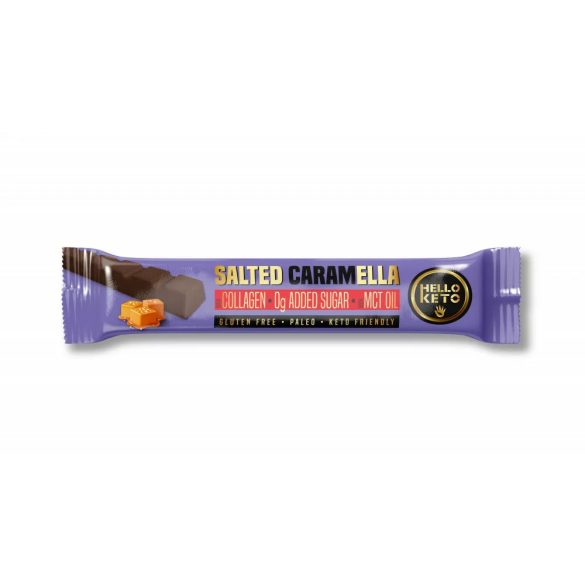 Hello Keto Protein Riegel 40g Schokolade Salzkaramell Ohne Zuckerzusatz Glutenfrei Collagen MHD:02.06.26
