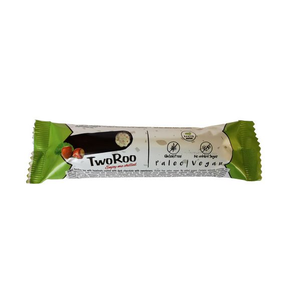 TwoRoo Vegan "Quark" Nuss Schoko Riegel 30g (paleo, ohne Zuckerzusatz, glutenfrei)