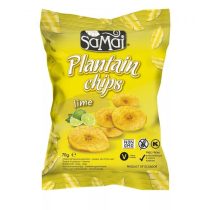   SAMAI Plantain (Kochbanenen) Chips 70 g mit Lime und Meersalz MHD: 30.09.22