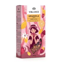   Viblance Himbeer-Chia Granola Light 300g (glutenfrei, ohne Zuckerzusatz)