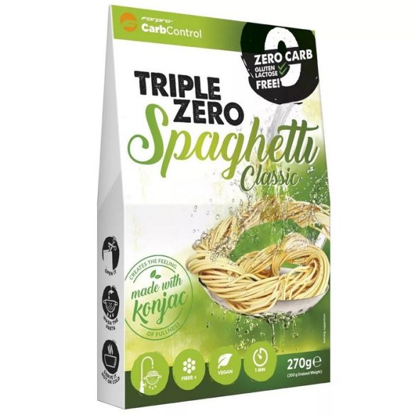 Triple Zero Konjak Spaghetti 270 g (glutenfrei, paleo, zuckerfrei)