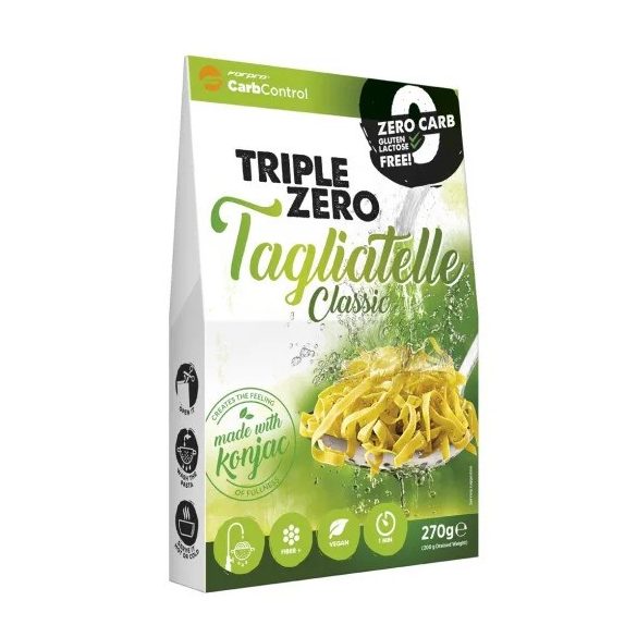 FORPRO Triple Zero Konjak Tagliatelle 270g (glutenfrei, paleo, zuckerfrei)