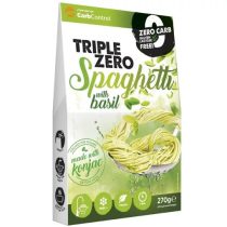   FORPRO Triple Zero Konjak Spaghetti mit Basilikum 270 g (glutenfrei, paleo, zuckerfrei)