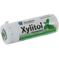   Xylitol miradent Zahnpflegekaugummi 30g mit Xylit Spearmint 30 St