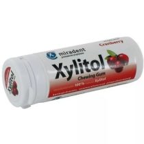   Xylitol miradent Zahnpflegekaugummi 30g mit Xylit Cranberry 30 St