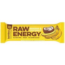   Bombus Raw Energy Riegel Bananen Kokos 50g (ohne Zuckerzusatz, glutenfrei, vegan)